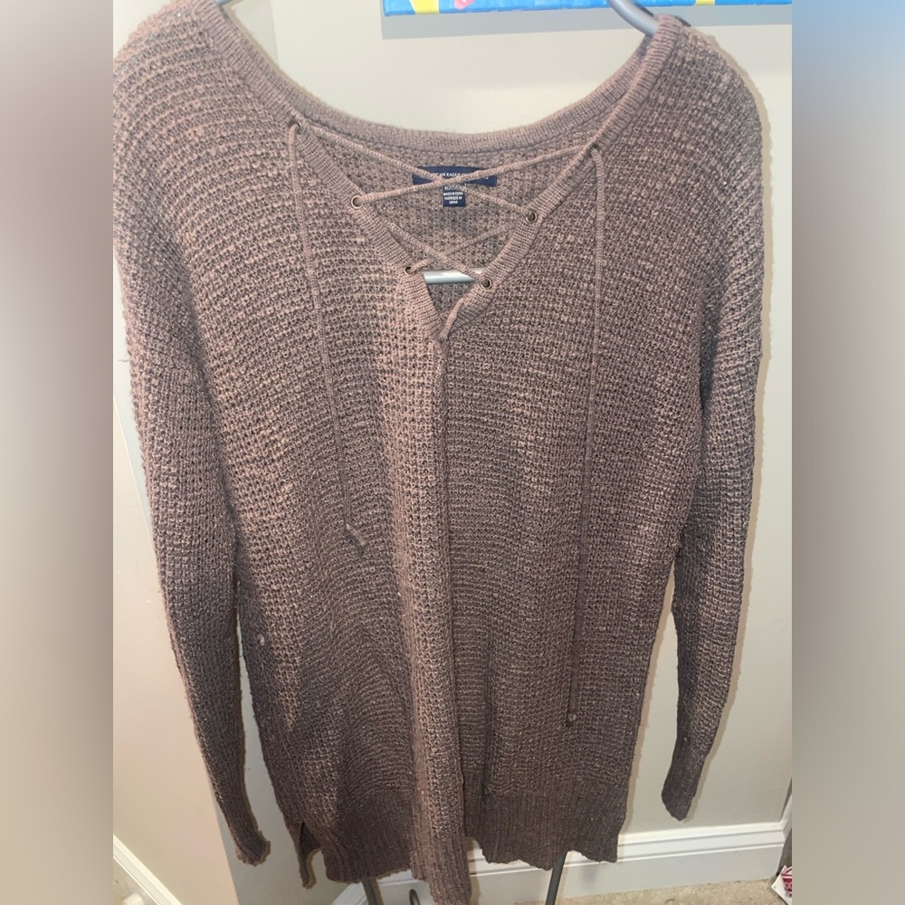 American Eagle sweater brown size M
